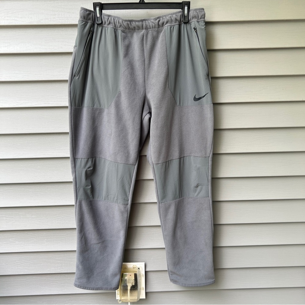 Nike Training Therma-FIT Men's XL Fleece Joggers Pants Gray Sport Wear